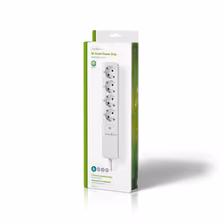 Nedis RFP410FWT prise d'alimentation Smart 4 sortie(s) CA Type F (CEE 7/4) 1,5 m 3680 W Blanc - Vue supplémentaire 4