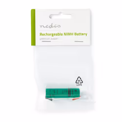 Nedis BANM1155110SC, Batterie rechargeable, Hybrides nickel-métal (NiMH), 1,2 V, 1 pièce(s), 1100 mAh, 23 g
