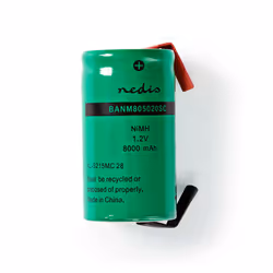 Nedis BANM805020SC, Batterie rechargeable, Hybrides nickel-métal (NiMH), 1,2 V, 1 pièce(s), 8000 mAh
