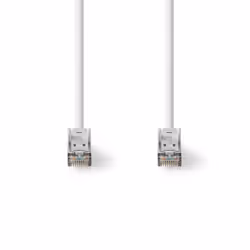 Nedis CCGP85520WT025 câble de réseau Blanc 0,25 m Cat8.1 S/FTP (S-STP)