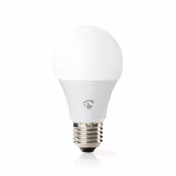 Nedis WIFILC11WTE27, Ampoule intelligente, Wi-Fi, Blanc, LED, E27, Blanc chaud