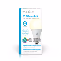 Nedis WIFILC11WTE27 éclairage intelligent Ampoule intelligente Wi-Fi Blanc 6 W