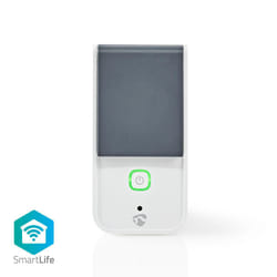 Nedis WIFIPO120EWT Prise intelligente Gris, Blanc