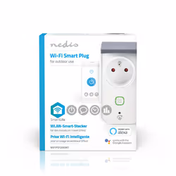 Nedis WIFIPO120EWT Prise intelligente Gris, Blanc - Vue supplémentaire 12