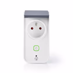 Nedis WIFIPO120EWT Prise intelligente Gris, Blanc - Vue supplémentaire 4