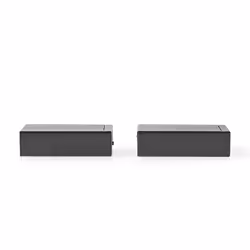 Nedis VREP3450AT, Émetteur et récepteur AV, 60 m, Avec fil, Anthracite, HDCP