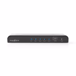 Nedis VSPL3474AT, HDMI, 4x HDMI, Noir, 4K Ultra HD, 60 Hz, 600 MHz