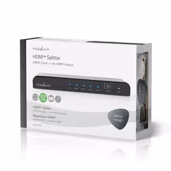 Nedis VSPL3474AT répartiteur vidéo HDMI 4x HDMI - Vue supplémentaire 7