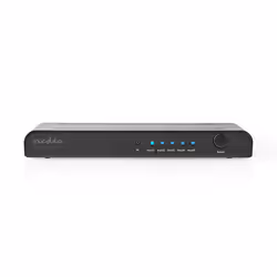 Nedis VSWI3475AT, HDMI, Métal, Anthracite, 60 Hz, 600 MHz, 1 m