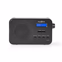 Nedis RDDB1000BK Radio portable Numérique Noir