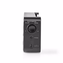 Nedis RDDB1000BK Radio portable Numérique Noir