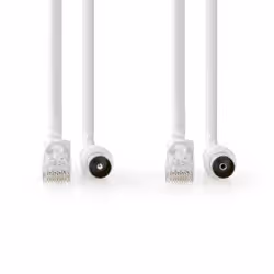 Nedis CSGP4500WT30 câble coaxial 3 m IEC Blanc