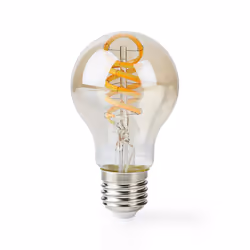 Nedis WIFILT10GDA60, Ampoule intelligente, Wi-Fi, Or, LED, E27, Blanc froid, Blanc chaud