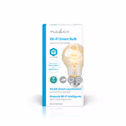 Nedis WIFILT10GDA60 éclairage intelligent Ampoule intelligente Wi-Fi Or 5,5 W
