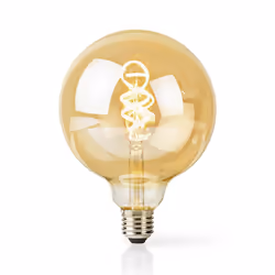Nedis WIFILT10GDG125 éclairage intelligent Ampoule intelligente Wi-Fi Or 5,5 W