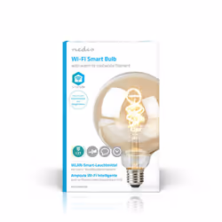 Nedis WIFILT10GDG125 éclairage intelligent Ampoule intelligente Wi-Fi Or 5,5 W