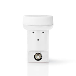 Nedis SLNB10SWT convertisseur abaisseur de fréquence Low Noise Block (LNB) Blanc