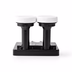 Nedis SLNBQDM43BK convertisseur abaisseur de fréquence Low Noise Block (LNB) Blanc