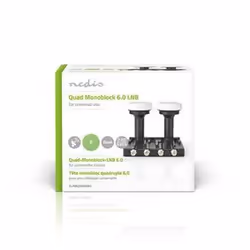 Nedis SLNBQDM60BK convertisseur abaisseur de fréquence Low Noise Block (LNB) Noir - Vue supplémentaire 5