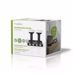 Nedis SLNBQDM60BK convertisseur abaisseur de fréquence Low Noise Block (LNB) Noir - Vue supplémentaire 6