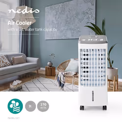 Nedis COOL113CWT Climatiseur portatif 3 L 55 dB Blanc