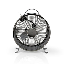 Nedis FNCL10GM20 ventilateur Gris, Métallique