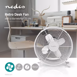 Nedis FNCL10WT20 ventilateur Blanc