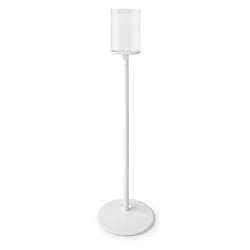 Nedis SPMT5750WT support de haut-parleurs Sol Acrylonitrile-Butadiène-Styrène (ABS), Acier Blanc