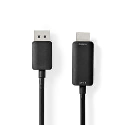 Nedis CCGP37104BK20 câble vidéo et adaptateur 2 m DisplayPort HDMI Noir