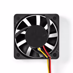 Nedis DCFAN4010BK, Ventilateur, Noir, 40 mm, 11 mm, 40 mm, 14 g