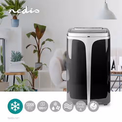 Nedis ACMB2BK12 Climatiseur portatif 65 dB Noir, Blanc