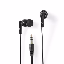 Nedis HPWD1000BK, Avec fil, Appels/Musique, 10 g, Casque, Noir