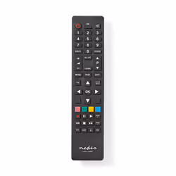 Nedis TVRC1120BK, TV, IR Wireless, Appuyez sur les boutons, Noir