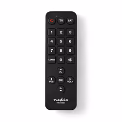 Nedis TVRC21SNBK, Universel, IR Wireless, Appuyez sur les boutons, Noir