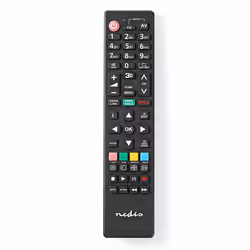 Nedis TVRC41PABK, TV, IR Wireless, Appuyez sur les boutons, Noir