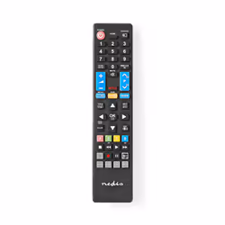 Nedis TVRC41SABK, TV, RF sans fil, Appuyez sur les boutons, Noir