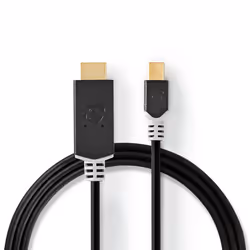 Nedis CCBP37604AT20, Mini DisplayPort, HDMI, 2 m, Anthracite