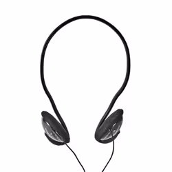 Nedis HPWD1105BK, Avec fil, Musique, 20 - 20000 Hz, 48 g, Écouteurs, Noir