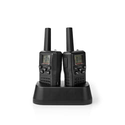 Nedis WLTK1010BK radio bidirectionnelle 8 canaux 446 MHz Noir