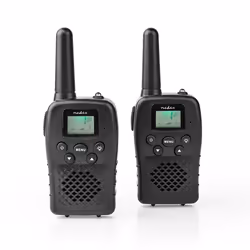 Nedis WLTK1000BK radio bidirectionnelle 8 canaux 446.00625 - 446.09375 MHz Noir