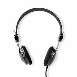 Nedis HPWD1104BK, Avec fil, Appels/Musique, 116 g, Casque, Noir