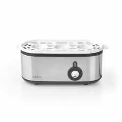 Nedis KAEB120EAL cuiseur d'oeufs 3 œufs 210 W Aluminium, Noir, Transparent - Vue supplémentaire 5