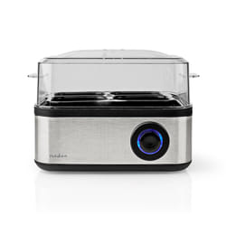 Nedis KAEB130EAL cuiseur d'oeufs 8 œufs 500 W Aluminium, Noir