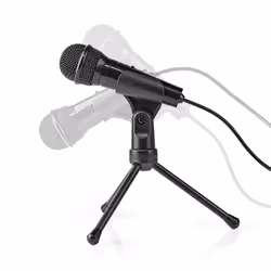 Nedis MICTJ100BK microphone Noir Microphone de Laptop