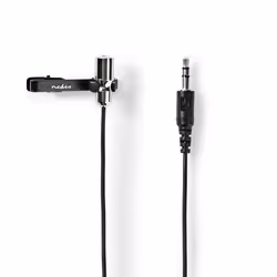 Nedis MICCJ105BK microphone Noir, Chrome Microphone à clipser - Vue supplémentaire 4
