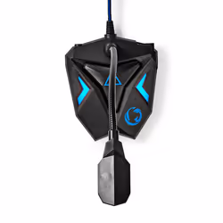 Nedis GMICGU100BK microphone Noir, Bleu Microphone de PC