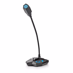 Nedis GMICGU100BK microphone Noir, Bleu Microphone de PC - Vue supplémentaire 4