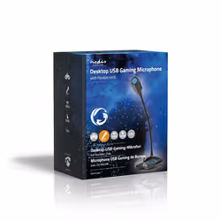 Nedis GMICGU100BK microphone Noir, Bleu Microphone de PC - Vue supplémentaire 7