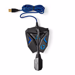 Nedis GMICGU100BK microphone Noir, Bleu Microphone de PC - Vue supplémentaire 8