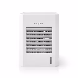 Nedis COOL3WT, Refroidisseur d'air évaporatif portable, Blanc, 0,3 L, 56 m³/h, 51 dB, Secteur